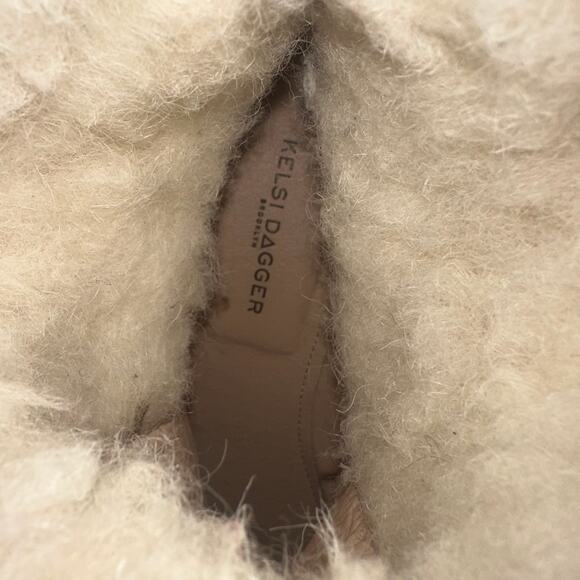 Kelsi Dagger Women's Brooklyn Clay Boots Size 9 Tan Suede Sherpa Ankle Boot - Picture 4 of 10